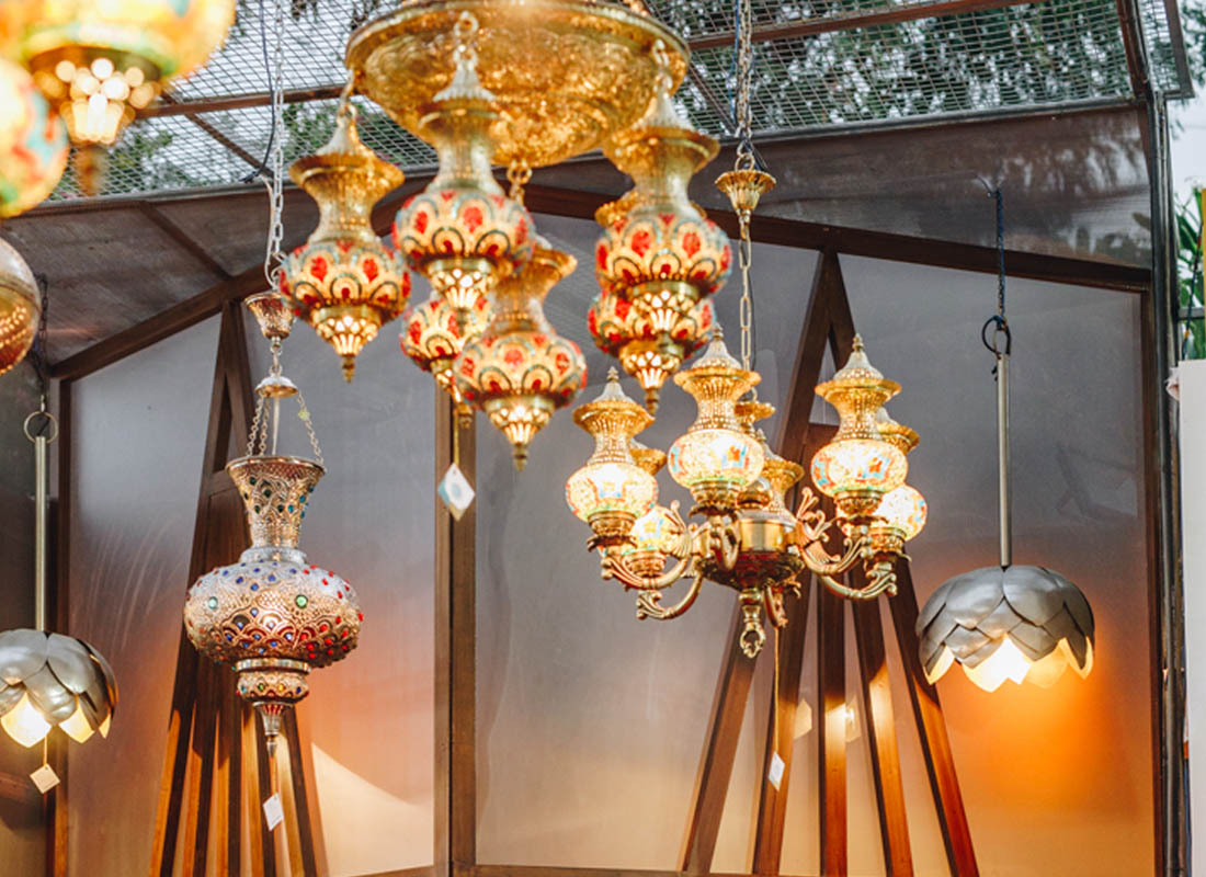 Brass Chandelier